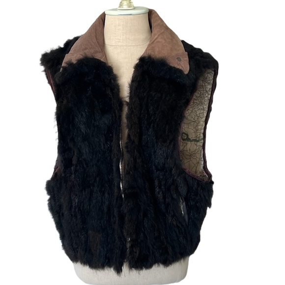 Vintage Genuine Fur Vest - Picture 1 of 12